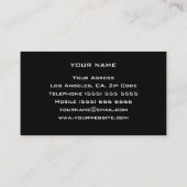 Personal Trainer Business Card Visitenkarte (Rückseite)