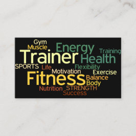 Personal Trainer Business Card Visitenkarte