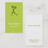 Personal Trainer Business Card Visitenkarte (Vorne/Hinten)