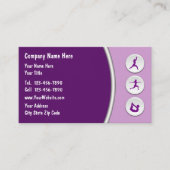 Personal Trainer Business Cards Visitenkarte (Vorderseite)