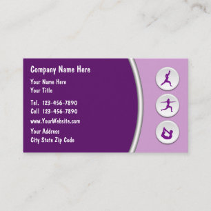 Personal Trainer Business Cards Visitenkarte