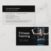 Personal Trainer Business Cards Visitenkarte (Vorne/Hinten)