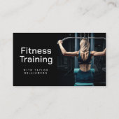 Personal Trainer Business Cards Visitenkarte (Rückseite)