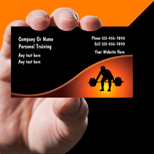 Personal Trainer Business Cards Visitenkarte