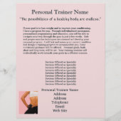 Personal Trainer Business Flyer (Hinten)