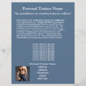 Personal Trainer Business Flyer (Hinten)