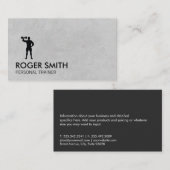 Personal Trainer einfach Visitenkarte (Vorne/Hinten)