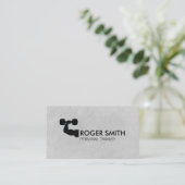 Personal Trainer einfach Visitenkarte (Stehend Vorderseite)