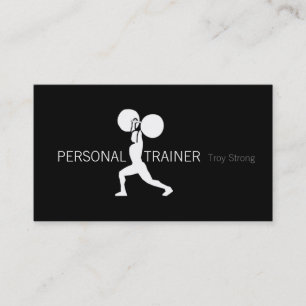 Personal Trainer, Fitness Business Card Visitenkarte