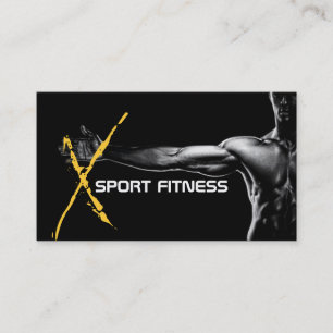 Personal Trainer, Fitness Business Card Visitenkarte