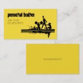 Personal Trainer, Fitness Business Card Visitenkarte (Vorne/Hinten)