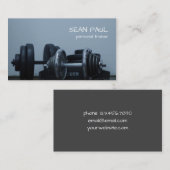 Personal Trainer, Fitness Business Card Visitenkarte (Vorne/Hinten)