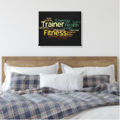 Personal Trainer/Fitness Center Leinwand (Insitu (Schlafzimmer))