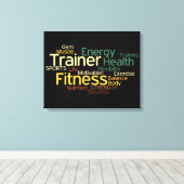Personal Trainer/Fitness Center Leinwand (Insitu (Holzboden))