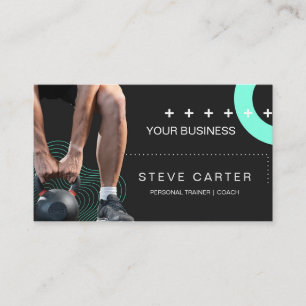 Personal Trainer Fitness Club Coach Business Card Visitenkarte