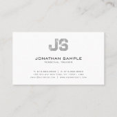 Personal Trainer Fitness Coach Template Kunden Visitenkarte (Rückseite)