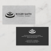 Personal Trainer | FITNESS | Geplattierte Gewichte Visitenkarte (Vorne/Hinten)