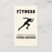 Personal Trainer/Fitness-Logo Terminkarte (Vorderseite)
