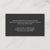 Personal Trainer | FITNESS | Querdubbells Visitenkarte (Rückseite)