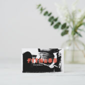 Personal Trainer Fitness Sport Coach Elegante Visitenkarte (Stehend Vorderseite)