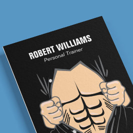 Personal Trainer & Fitness Visitenkarte