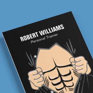 Personal Trainer & Fitness Visitenkarte