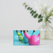 Personal Trainer Freelance Fitness Coach Visitenkarte (Stehend Vorderseite)