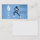Personal Trainer Freelance Fitness Coach Visitenkarte (Vorne/Hinten)
