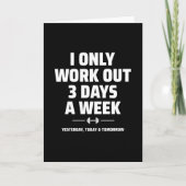 Personal Trainer Funny Gym Übungs Fitness Meme Karte (Vorderseite)