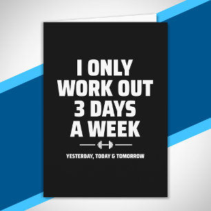 Personal Trainer Funny Gym Übungs Fitness Meme Karte