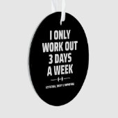 Personal Trainer Funny Gym Übungs Fitness Meme Ornament (Vorderseite)
