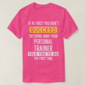 Personal Trainer Funny T-Shirt (Design vorne)