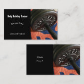 Personal Trainer für Body Builder Visitenkarte (Vorne/Hinten)