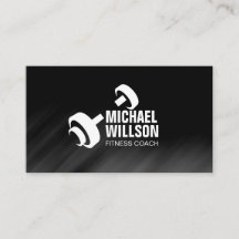 Personal Trainer für coole Dumbell-Logos
