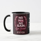 Personal Trainer für Fitnessstudio Tasse (Links)