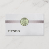 Personal Trainer für moderne Fitness Visitenkarte (Vorderseite)