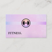 Personal Trainer für moderne Fitness Visitenkarte (Vorderseite)