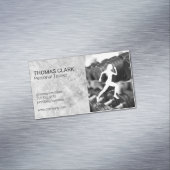 Personal Trainer | Gewichte | Zweitplatzierter Magnetische Visitenkarte (Beispiel)