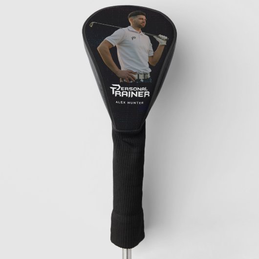 Personal Trainer Golf Personalisiert Headcover (Vorderseite)