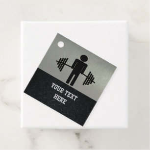 Personal Trainer Gym Birthday Workout Barbell Geschenkanhänger