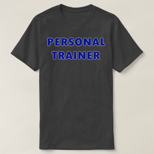 Personal Trainer Gym Cap T-Shirt (Design vorne)