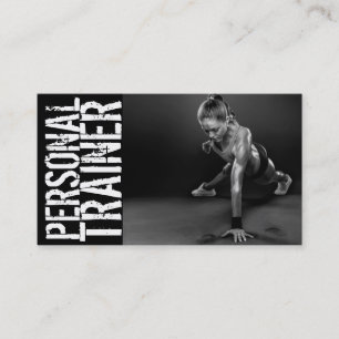 Personal Trainer Gym Fitness Business Card Visitenkarte