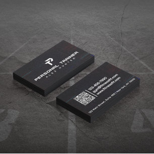 Personal Trainer Gym Fitness Personalisiert (2 SEI Visitenkarte