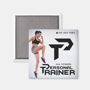 Personal Trainer Gym Fitness Personalisiert Magnet