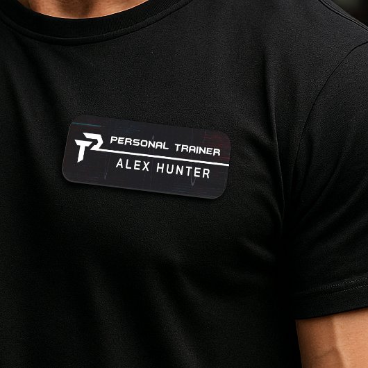 Personal Trainer Gym Fitness Personalisiert Namensschild
