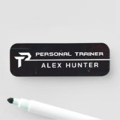 Personal Trainer Gym Fitness Personalisiert Namensschild (Beispiel)