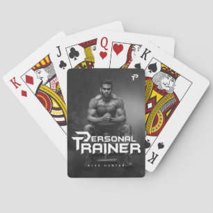 Personal Trainer Gym Fitness Personalisiert Spielkarten