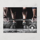 Personal Trainer Gym Postkarte (Vorderseite)