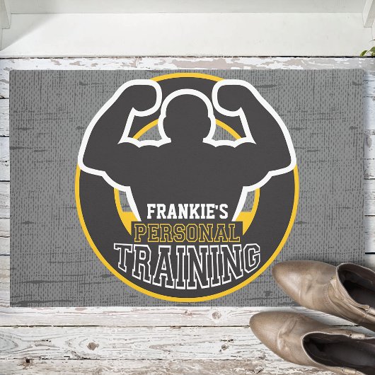 Personal Trainer GYM Power Training Fitness kunden Fußmatte