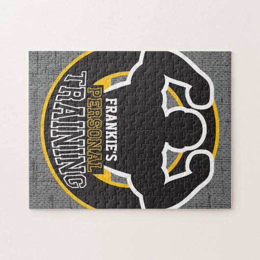 Personal Trainer GYM Power Training Fitness kunden Puzzle (Horizontal)